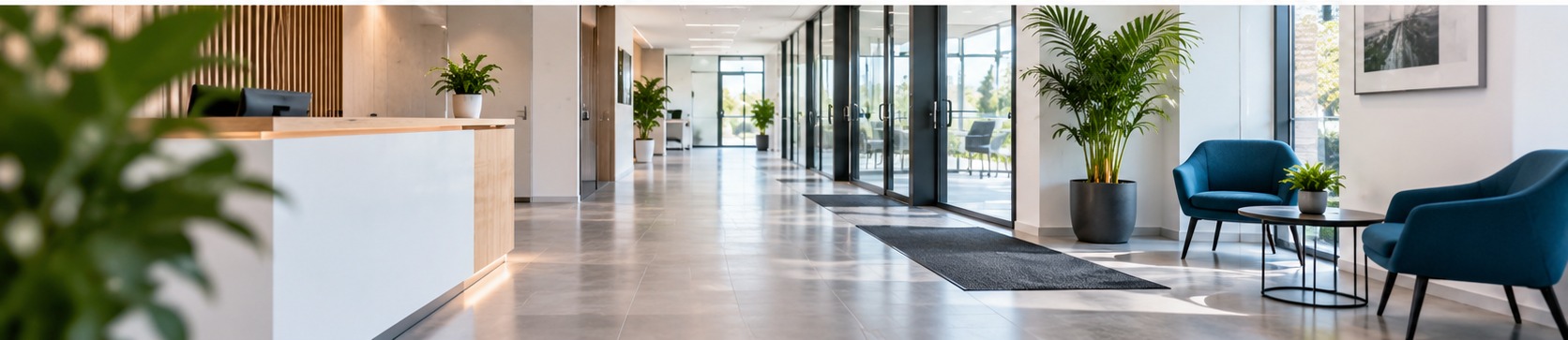 Locaux professionnels propres et accueillants